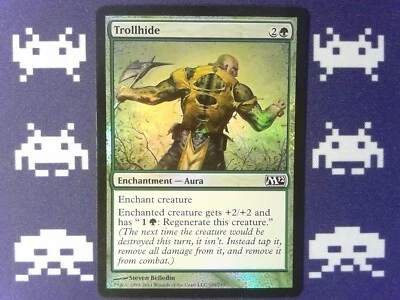 Foil Trollhide	 Magic 2012 - Magic the Gathering MTG Green - Image 1 of 2