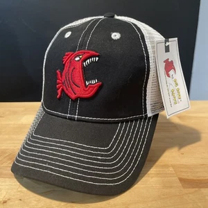 Big Bite Baits Hat Black/ White Mesh, Adjustable Promotion Hat Rare Find New W/t - Picture 1 of 12