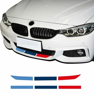 Car Front Rear Bumper Stickers M Performance Stripe Decal Fits For BMW series - Foto 1 di 7