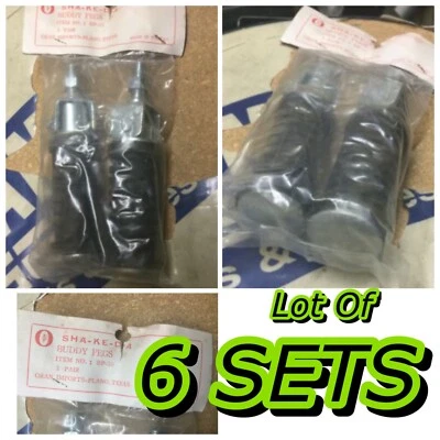 Vintage Old Honda Kawasaki Yamaha Buddy Passenger Foot Rest Pegs Clevis Bolt Foto 1 de 3