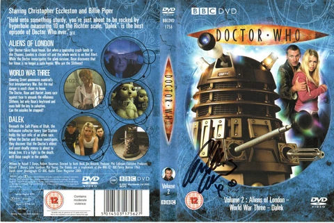 Doctor Who: SERIES 1, VOLUME 2 DVD Cover Signed by Camille Coduri Cover