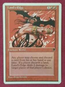 Magic The Gathering CHRONICLES LAND'S EDGE red card MTG - Picture 1 of 2