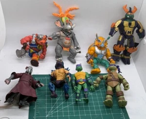 Vintage TMNT Teenage Mutant Ninja Turtles Actionfiguren Shredder 8 Stück - Bild 1 von 13
