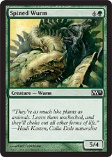 SPINED WURM X4 4 4X Magic 2011 MTG Magic the Gathering Cards DJMagic