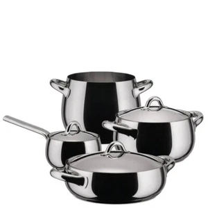 Alessi, Mami, Batteria di Pentole 7 pezzi, Acciaio - Foto 1 di 2