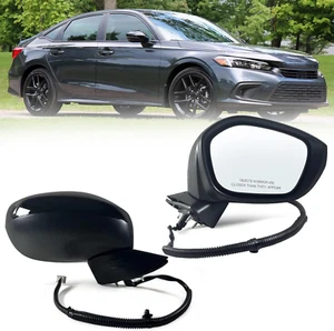 Right Passenger Side Mirror Fits 2022-2025 HONDA CIVIC Sedan/Hatchback with Powe - Picture 1 of 12