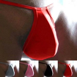 Slip bikini uomo sexy perizoma perizoma elasticizzato traspirante marsupio schiena t jock strap - Foto 1 di 10