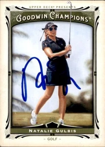 Natalie Gulbis Signed 2013 Upper Deck Goodwin Champions Golf Card #16 LPGA - Picture 1 of 2