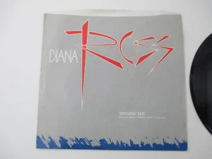 Diana Ross "Missing You/We Are The Children Of The World" 45 RPM 7" Vinyl Record - Imagen 1 de 3