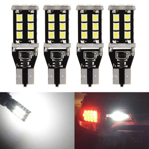 4x T15 921 912 Super Brillante Respaldo Retroceso LED Bombilla Luz 6000K Blanco para Ford - Imagen 1 de 6
