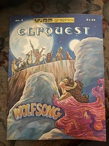 Warp Graphics ElfQuest Magazine #4 "Wolfsong" Magazine Free Shipping - Bild 1 von 5