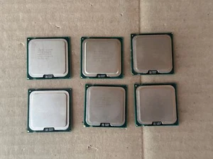 LOT OF 5 INTEL PENTIUM E6500 2.93 GHZ DUAL CORE LGA 775 CPU PROCESSOR - Picture 1 of 4