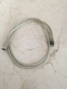 FireWire 6 Pin to 4 Pin Cable IEEE 1394 Male-Male 4 feets, up to 400Mbps - Picture 1 of 2