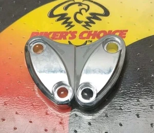 Harley Davidson Chrome Billet Grove Riser Clamps. 482498 Mfr# 241025 - Picture 1 of 7