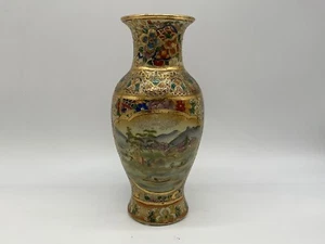 Jarrón Meiji Splendors de 10 pulgadas de alto - Imagen 1 de 10