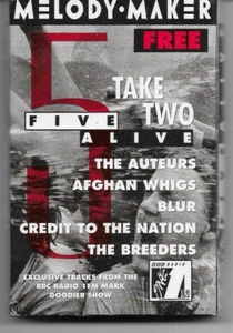 MELODY MAKER -5 FIVE ALIVE TAKE TWO- Cassette Tape Auteurs/Afghan Whigs/Blur - Picture 1 of 4