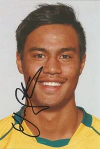 AUSTRALIA & BORDEAUX RUGBY UNION: UJ SEUTENI SIGNED 6x4 PORTRAIT PHOTO+COA - Picture 1 of 1