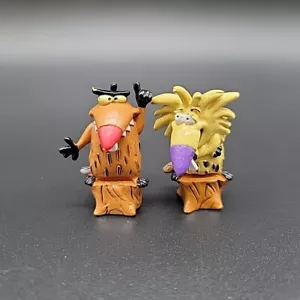 The Angry Beavers Pencil Topper Figure Set di 2 Daggett Norbert Foster Vintage 2001 - Foto 1 di 6