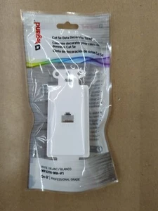 LEGRAND WP3210-WH-V1 CAT5e ON-Q PROFESSIONAL GRADE DATA ETHERNET WALL JACK *C14 - Picture 1 of 6