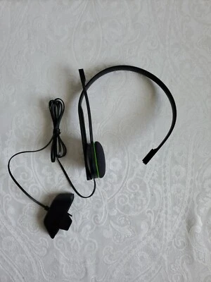 Microsoft 1564 Xbox One cuffie chat cablate nere originali OEM - Immagine 1 di 4