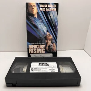 Mercury Rising (VHS Tape) Bruce Willis Alec Baldwin  Action Thriller - Picture 1 of 2