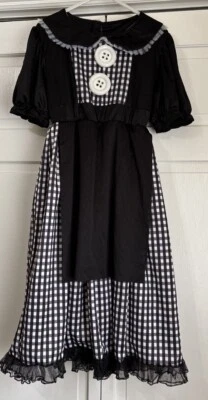 Forum Novelties Dark Rag Doll Halloween Costume Dress Only Girls Large - Image 1 of 4