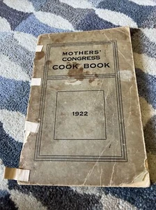 1922 ONLY COPY Mount Ayr IOWA Mothers CONGRESS COOKBOOK ads, recipes Cook Book - Picture 1 of 12