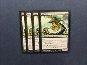 MTG 4X JAPANESE LORWYN SHRIEKMAW NM MAGIC THE GATHERING CREATURE BLACK UNCOMMON - Picture 1 of 6