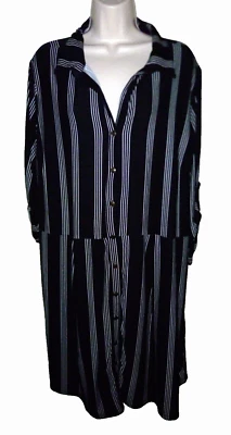 **DEREK HEART** Women's  Dress Plus Size ((3X)) 90% Polyester * 10 % Spandex. - Image 1 of 4