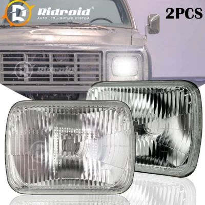 Оригинальная светодиодная крышка фары для Dodge D150/250/350 W150/250/350 Ram 50 7X6 5X7 дюймов - Изображение 1 из 4