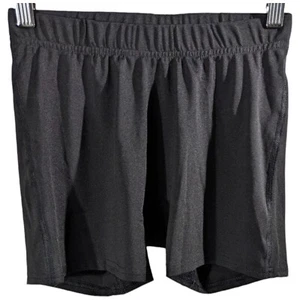 Girls Black Volleyball Shorts Game Size Small Youth Short - Picture 1 of 5