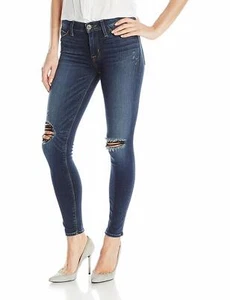 Hudson Nico Super Skinny Distressed Ankle Jeans Size 30 - Picture 1 of 11