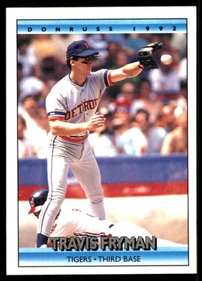 Travis Fryman 1992 Donruss #349 老虎 美国职棒大联盟 阅读 免运费 亲笔签名 Den — 第 1/2 张图片