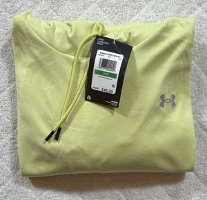 Under Armour Women’s Velocity Hoodie Fluorescent Yellow Large Loose Fit NWT -543 - Picture 1 of 8