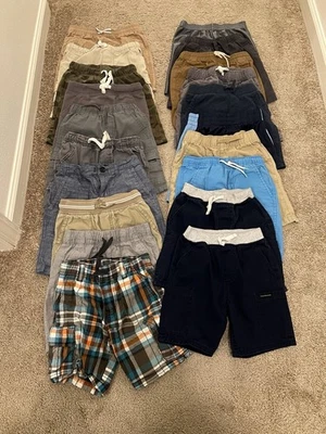 Size 4/5/6 Boy Shorts Lot Of 20 (Mainly Size 5) Carters, Calvin Klein, DKNY, - Image 1 of 4