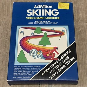 Atari 2600 Skiing Video Game w/ Box Manual AG-005 Activision Tested Works 1980 - Picture 1 of 2