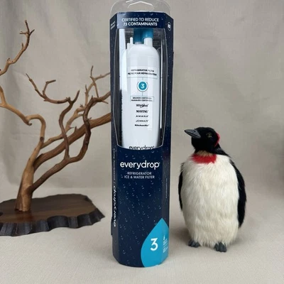 Everydrop by Whirlpool Ice and Water Refrigerator Filter 3, Single-Pack, Aqua - Image 1 of 4