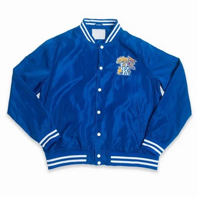 Chaqueta de bombardero retro Kentucky Wildcats Script para hombre y mujer ENVÍO GRATUITO Foto 1 de 4