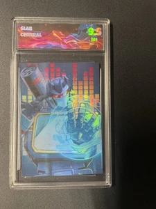 Transformers Soundwave Fan Art Refractor Card graded 9.5 Slab Central - Picture 1 of 2