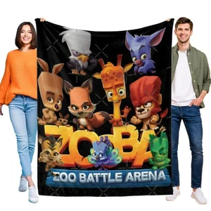 Zoo Battle Arena Überwurf Decke Geschenke für Fans Mädchen und Jungen 40"*60" - Bild 1 von 6