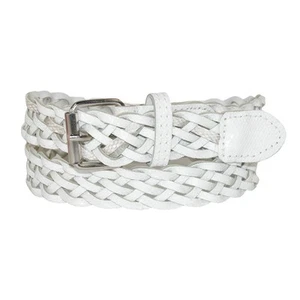 CTM Girls' 3/4 Inch Wide Metallic Braided Belt - Picture 1 of 5