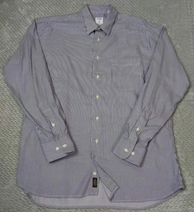 Gitman Bros x Allen Edmonds Mens L Button Up Shirt Trim Fit Cotton USA Made - Picture 1 of 9