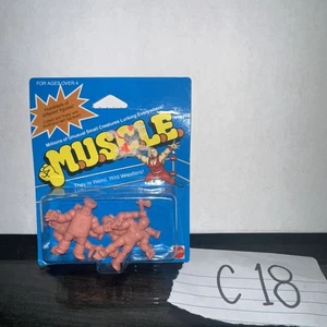 Mattel M.U.S.C.L.E. Men 4 Figure Pack Flesh Muscle 1985 SEALED NEU Wrestling - Bild 1 von 5