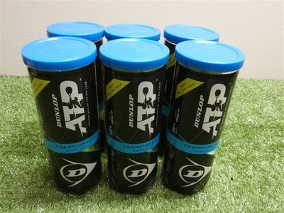 Dunlop ATP Championship Extra Duty Tennis Balls 6 Cans (18 Balls) New - Image 1 of 4