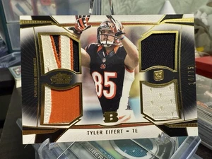 2013 Topps Prime Quad Relics /75 Tyler Eifert #QR-TE Rookie RC Game Worn Mem - Bild 1 von 6