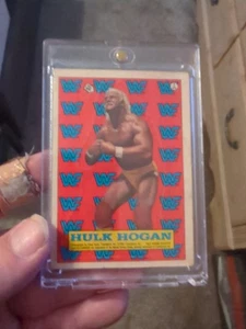 1987 Topps WWF - Sticker Hulk Hogan #2 EX+. Toll aussehende Karte! - Bild 1 von 2