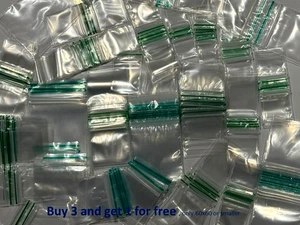 Zip Keep Bag Grip Self Seal Small Large Clear Color Print Plastic Zipper Baggy - Bild 1 von 537