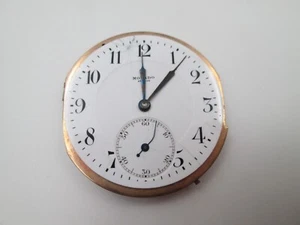 Máquina y esfera reloj Movado. Cuerda manual. Calibre 470. Segundero. 1930 - Imagen 1 de 6