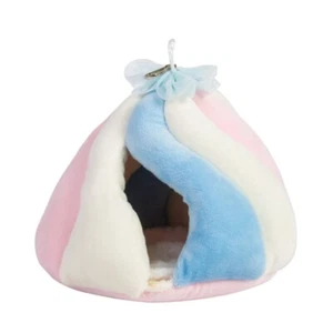 Hamster Warm Nest Hanging Winter Bed Hammock Plush Tent Hideaway for Hamster - Picture 1 of 8