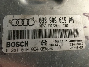 AUDI A4 99-01 1.9 TDI AJM ATJ Motorsteuergerät 038906019AN 038 906 019AN - Bild 1 von 2